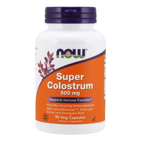 NOW FOODS Super Colostrum 500 mg (90 kaps.)