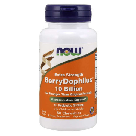 NOW FOODS Probiotyk BerryDophilus (50 tabl.)
