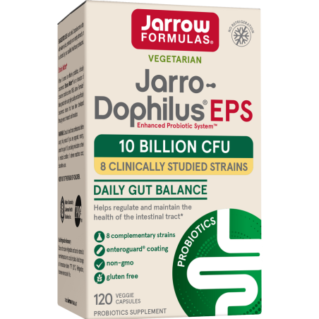JARROW FORMULAS Probiotyk Jarro-Dophilus EPS (120 kaps.)