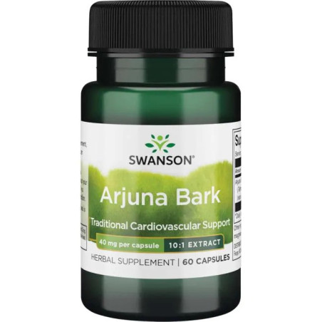 SWANSON Arjuna Bark 40 mg Extract (60 kaps.)