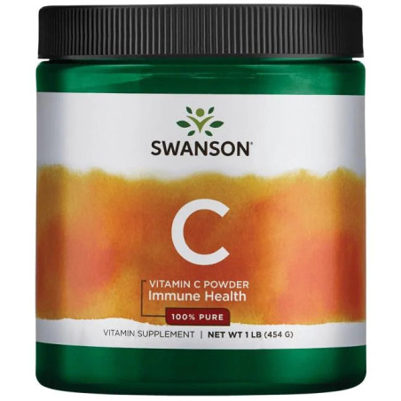 SWANSON Vitamin C Powder - 100% Pure (454 g)