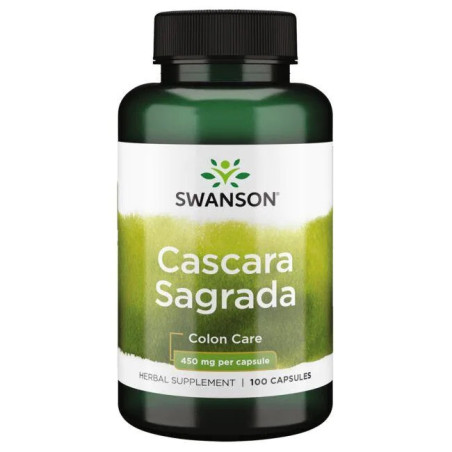 SWANSON Cascara Sagrada 450 mg (100 kaps.)