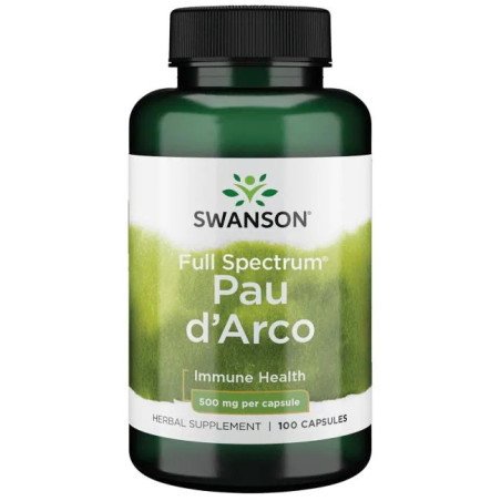 SWANSON Pau d'Arco 500 mg (100 kaps.)