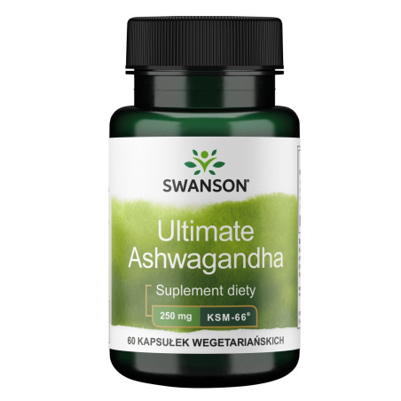 SWANSON Ashwagandha KSM-66 250 mg (60 kaps.)