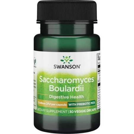 SWANSON Saccharomyces boulardii 5mld (30 kaps.)