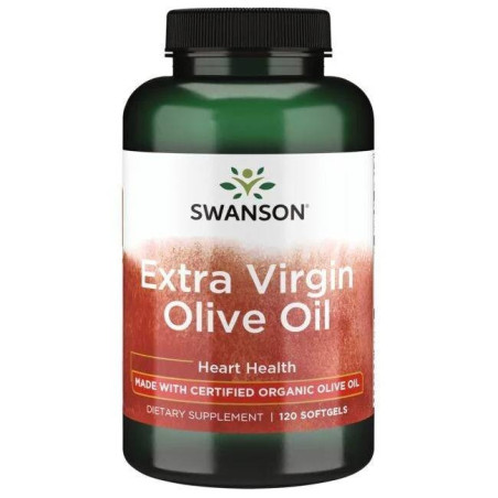 SWANSON Olive Oil extra virgin 1000 mg (120 kaps.)