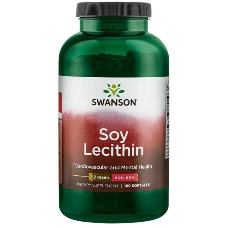 SWANSON Lecytyna 1200 mg (180 kaps.)