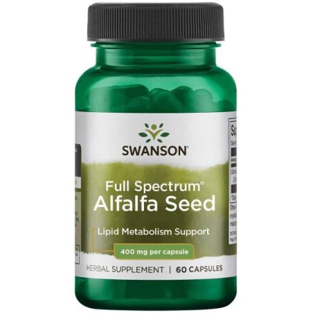 SWANSON Full Spectrum Alfalfa 400 mg (60 kaps.)