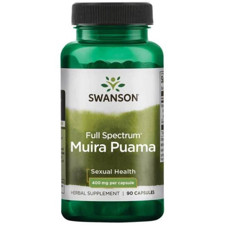 SWANSON Full Spectrum Muira Puama 400 mg (90 kaps.)