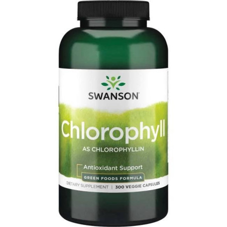 SWANSON Chlorofil 60 mg (300 kaps.)