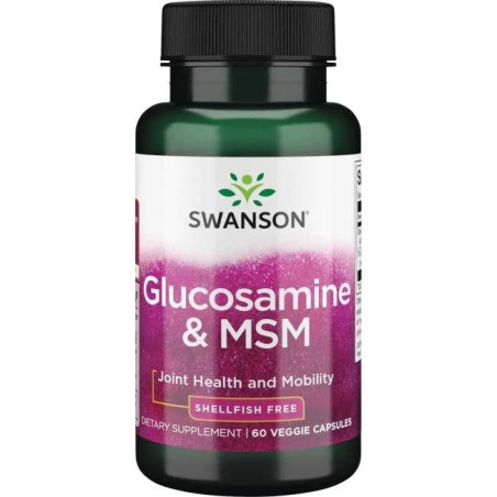 SWANSON Glucosamine & MSM (60 kaps.)