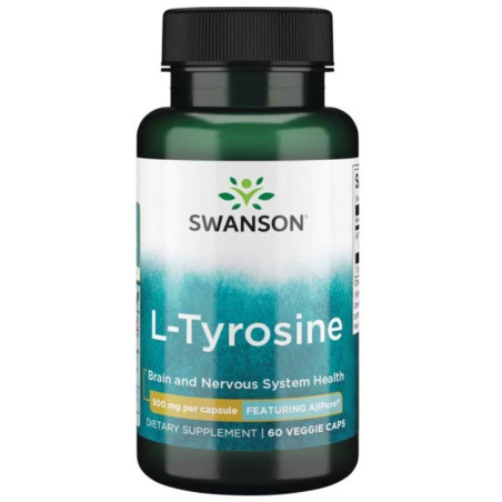 SWANSON AjiPure L-Tyrozyna 500 mg (60 kaps.)