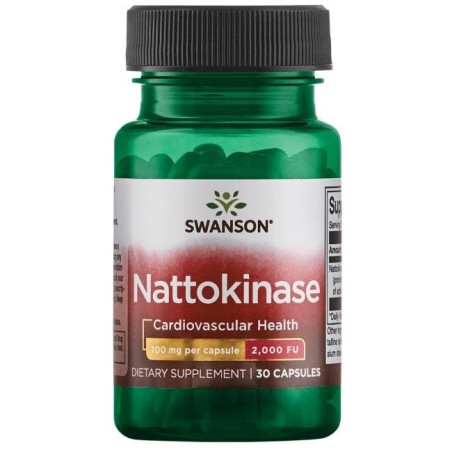 SWANSON Nattokinaza 100 mg 2000 FU (30 kaps.)