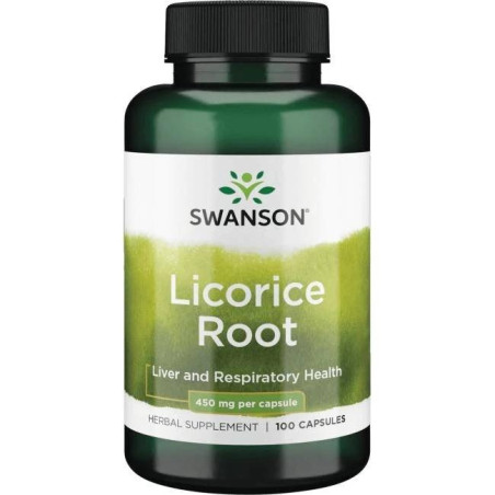 SWANSON Licorice - Lukrecja 450 mg (100 kaps.)