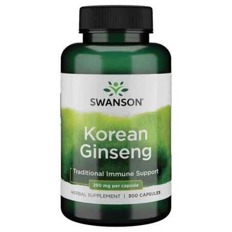 SWANSON Ginseng - Żeń-Szeń 250 mg (300 kaps.)