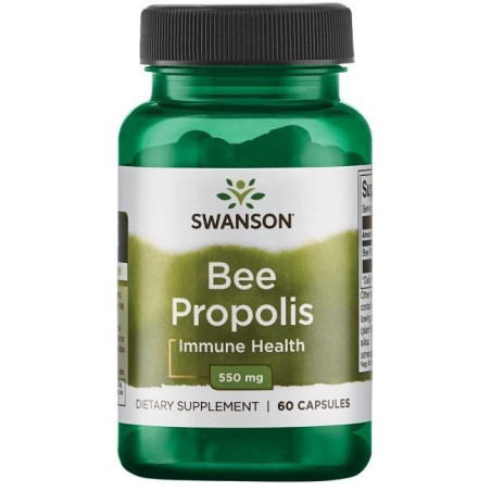 SWANSON Bee Propolis 550 mg (60 kaps.)