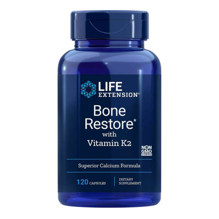 LIFE EXTENSION Bone Restore with Vitamin K2 (120 kaps.)