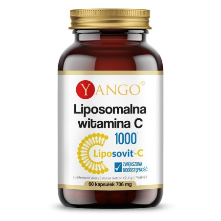YANGO Liposomalna witamina C Liposovit-C (60 kaps.)