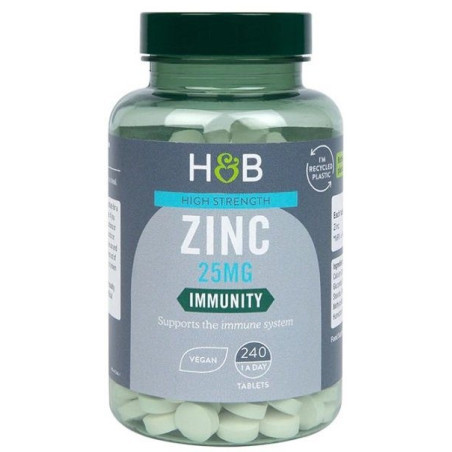 HOLLAND & BARRETT High Strength Zinc 25 mg (240 tabl.)