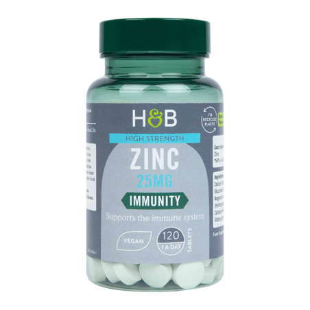 HOLLAND & BARRETT High Strength Zinc 25 mg (120 tabl.)