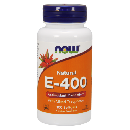 NOW FOODS Witamina E 400 z mieszanką tokoferoli (100 kaps.)