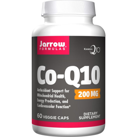 JARROW FORMULAS Co-Q10 200 mg - Koenzym Q10 200 mg (60 kaps.)