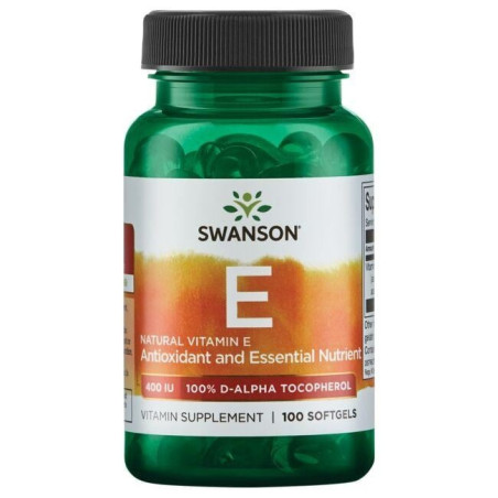 SWANSON Vitamin E 400 IU (100 kaps.)