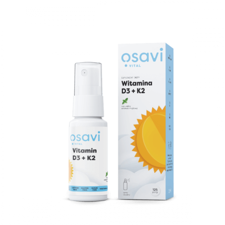 OSAVI Witamina D3 + K2 Spray - smak miętowy (25 ml)