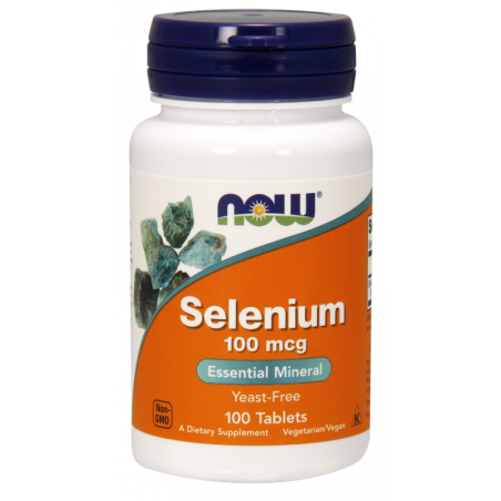 NOW FOODS Selenium - Selen 100 mcg (100 tabl.)