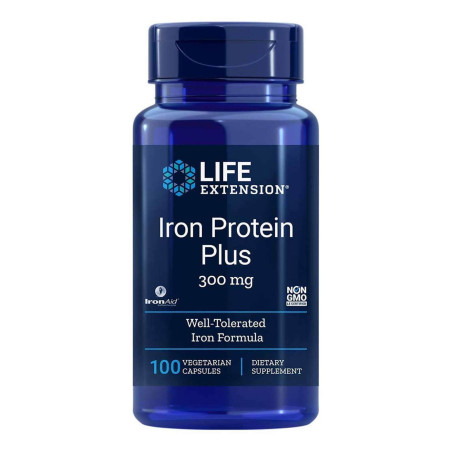 LIFE EXTENSION Iron Protein Plus (100 kaps.)