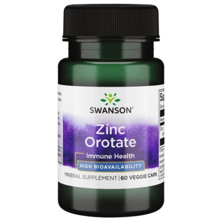 SWANSON Zinc Orotate 10 mg (60 kaps.)