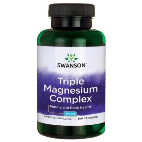 SWANSON Triple Magnesium Complex (300 kaps.)