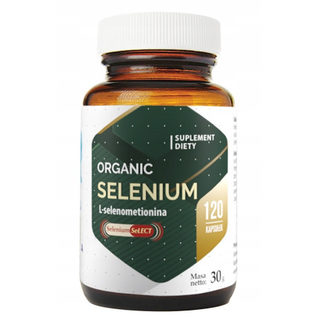HEPATICA Organic Selenium - Selenium SeLECT 200 mcg (120 kaps.)