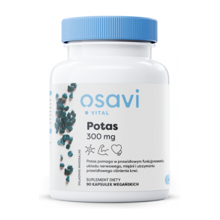 OSAVI Potas - Cytrynian Potasu 100 mg (90 kaps.)