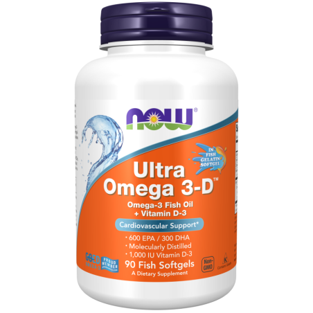 NOW FOODS Ultra Omega 3-D (90 kaps.)