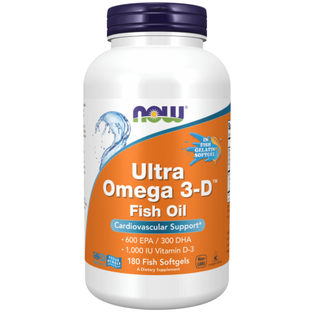NOW FOODS Ultra Omega 3-D (180 kaps.)