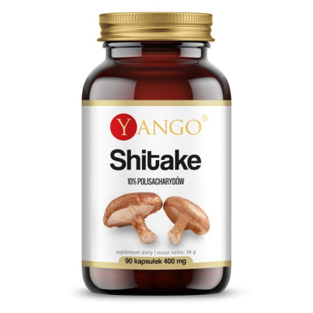 YANGO Shitake - ekstrakt 10% polisacharydów (90 kaps.)