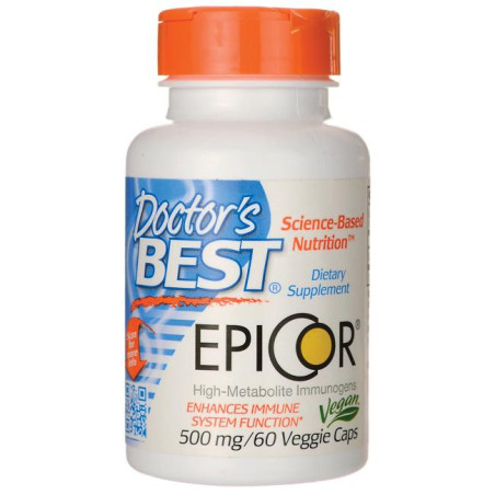 DOCTOR'S BEST EpiCor - Saccharomyces Cerevisiae 500 mg (60 kaps.)