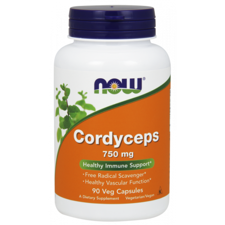 NOW FOODS Grzyb Cordyceps 750 mg (90 kaps.)