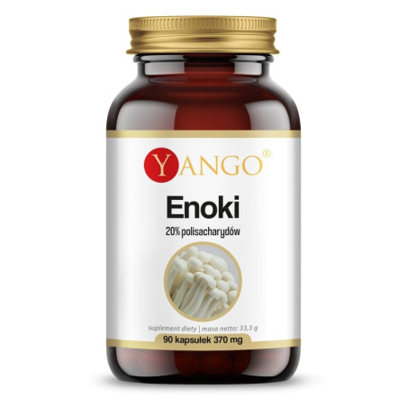 YANGO Enoki - ekstrakt 20% polisacharydów (90 kaps.)