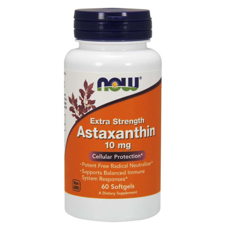 NOW FOODS Naturalna Astaksantyna 10 mg (60 kaps.)