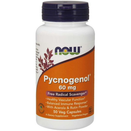 NOW FOODS Pycnogenol 60 mg (50 kaps.)
