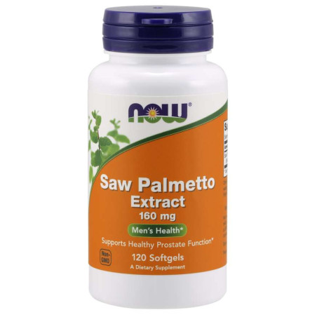 NOW FOODS Saw Palmetto Extract - Palma Sabalowa - standaryzowany ekstrakt (120 kaps.)