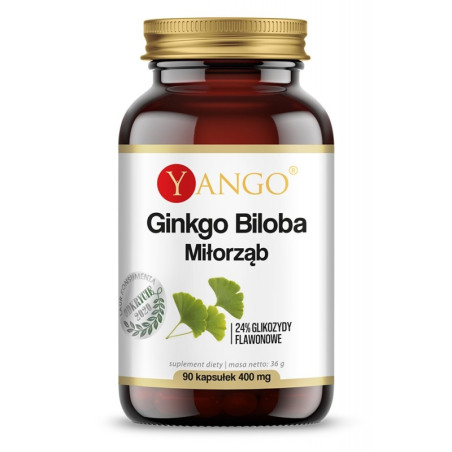 YANGO Ginkgo biloba - ekstrakt (90 kaps.)