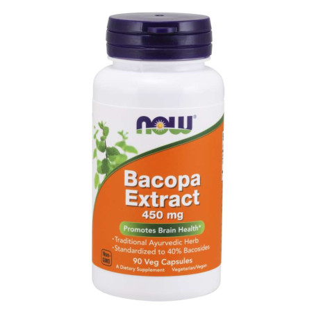 NOW FOODS Bacopa Extract 450 mg (90 kaps.)