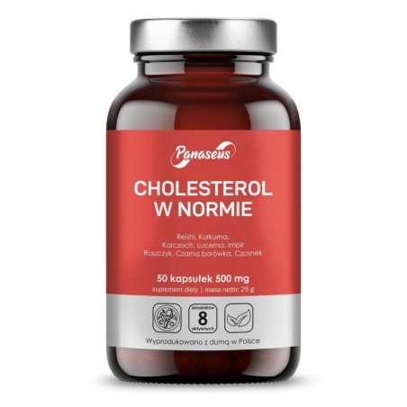 PANASEUS Cholesterol w normie (50 kaps.)