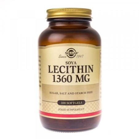 SOLGAR Soya Lecithin - Lecytyna (100 kaps.)