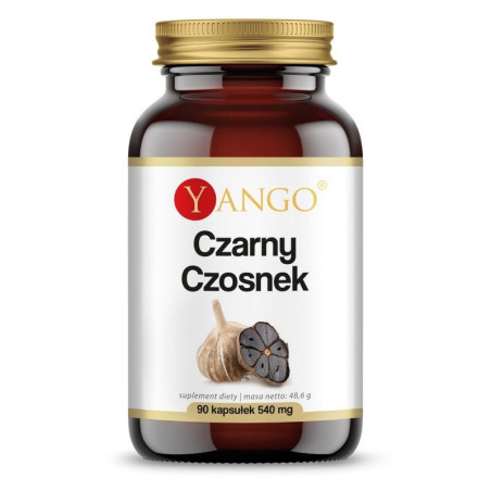 YANGO Czarny Czosnek - ekstrakt 400 mg (90 kaps.)