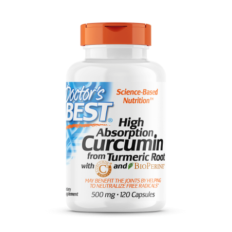 DOCTOR'S BEST Curcumin From Turmeric Root with C3 Complex & BioPerine (120 kaps.)