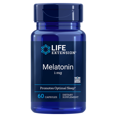 LIFE EXTENSION Melatonin 1 mg (60 kaps.)